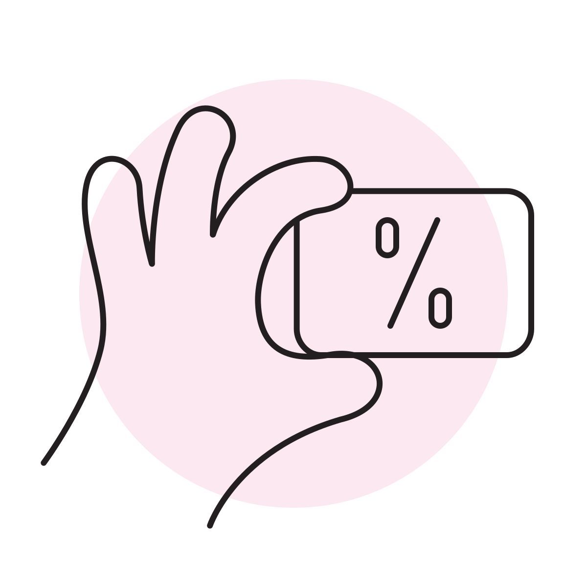 handsy style cartão de fidelidade icon