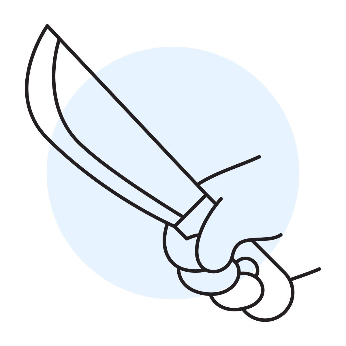 handsy style machete icon