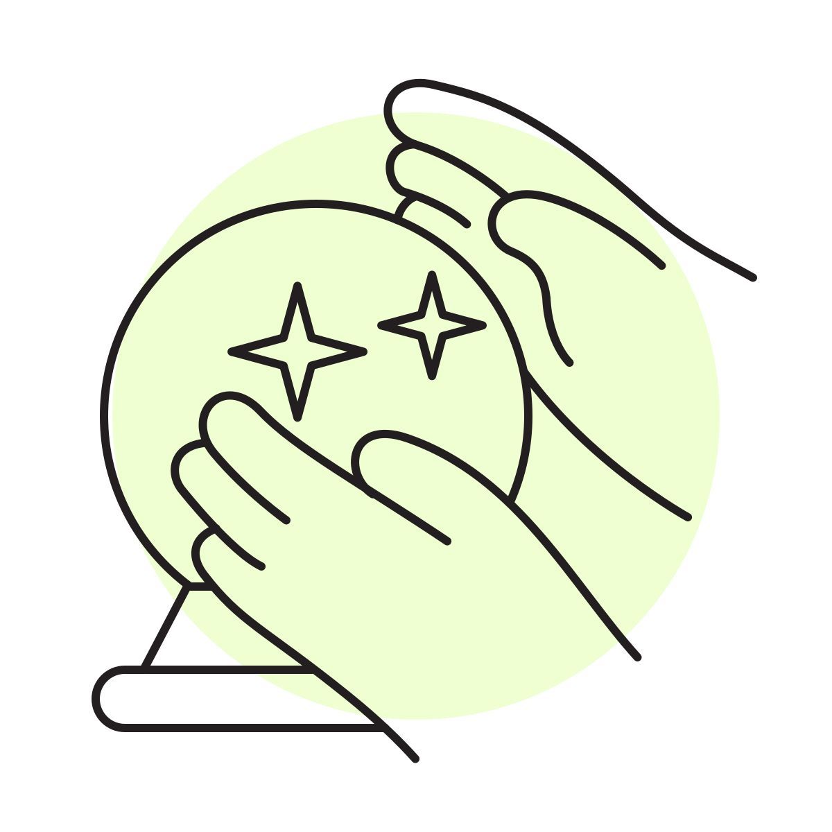 handsy style bola de cristal mágica icon