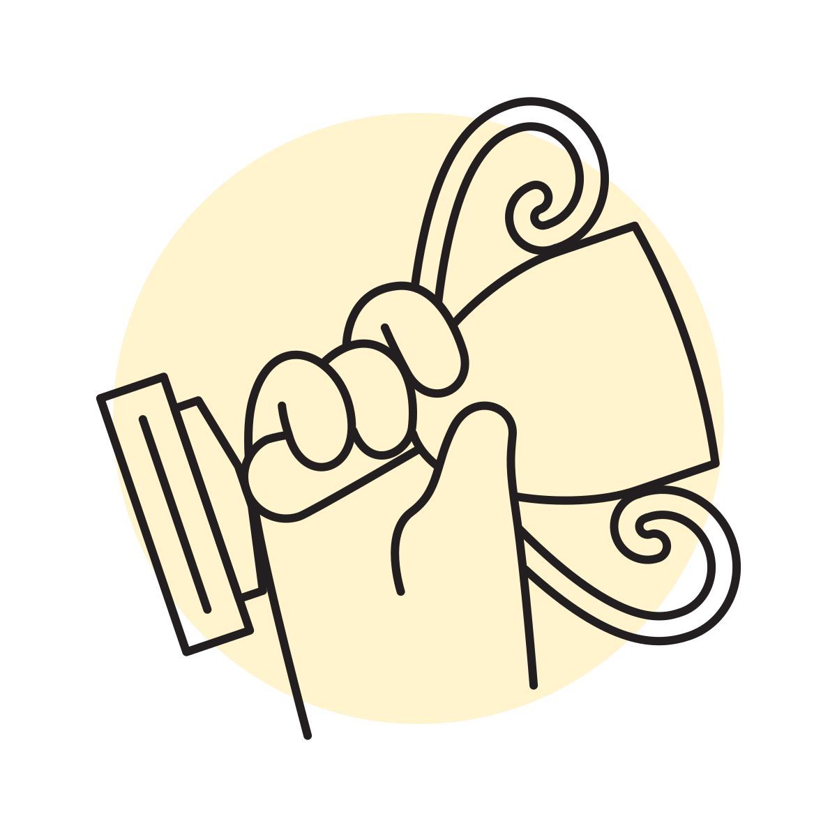handsy style человек победитель icon
