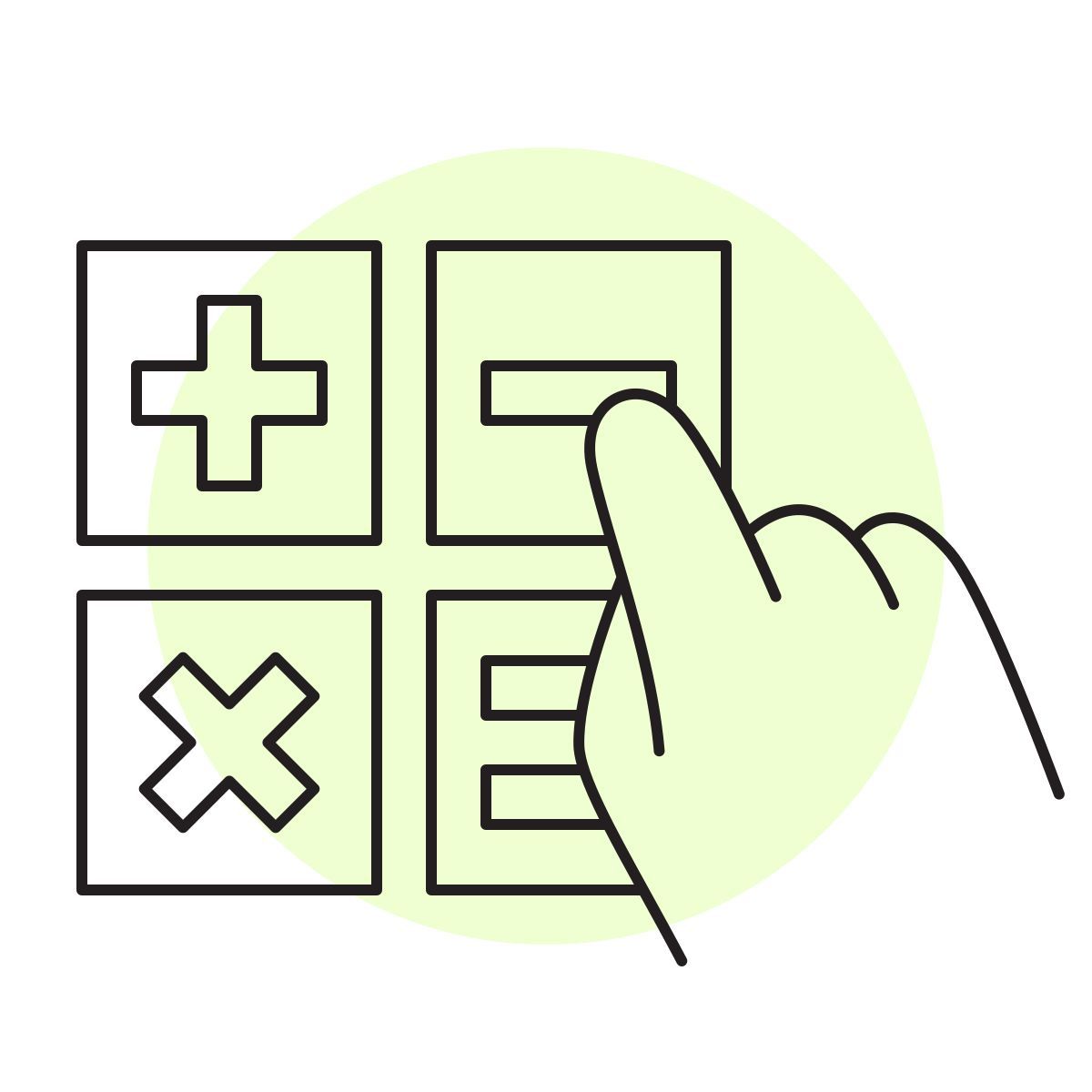 handsy style 수학 icon