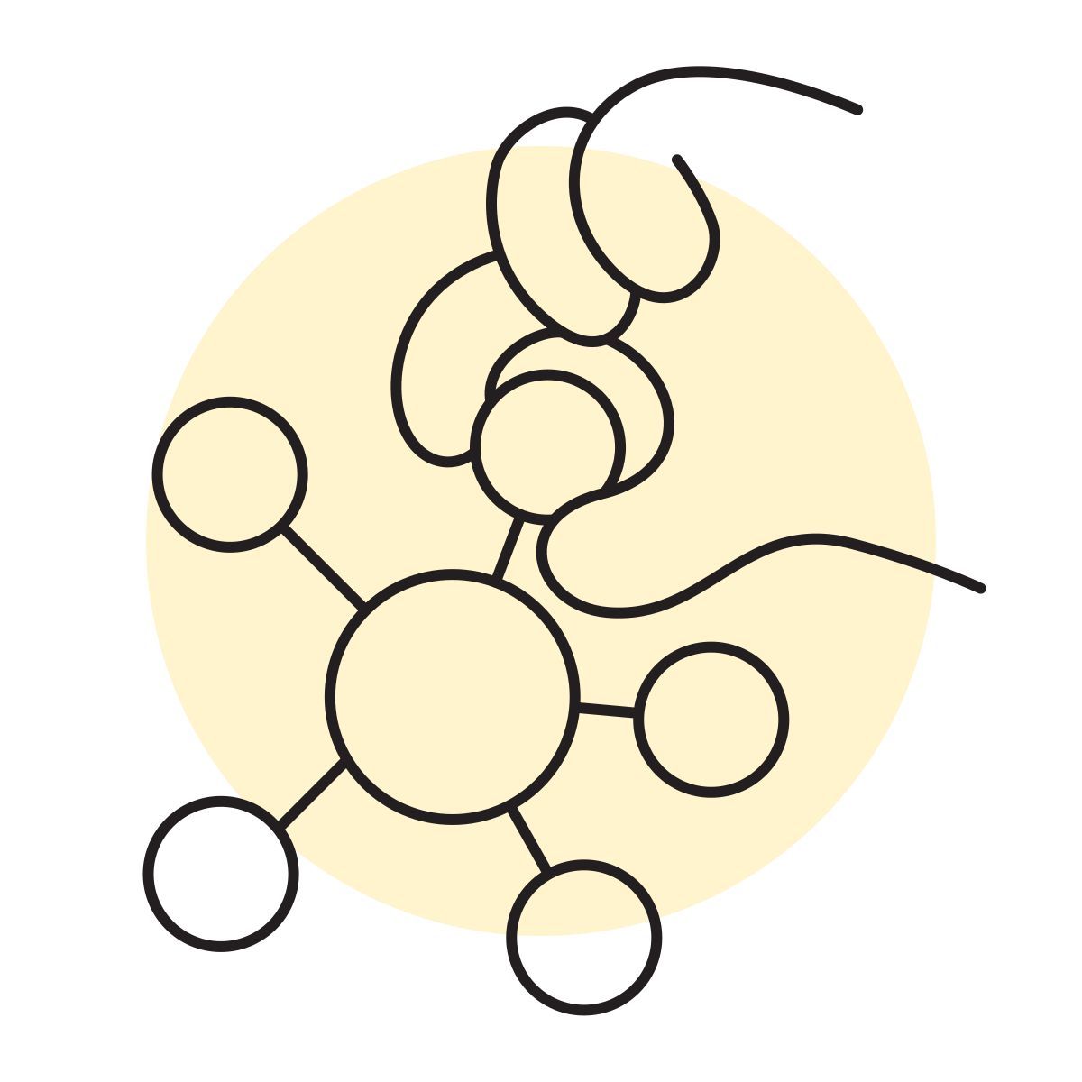 handsy style mapa mental icon