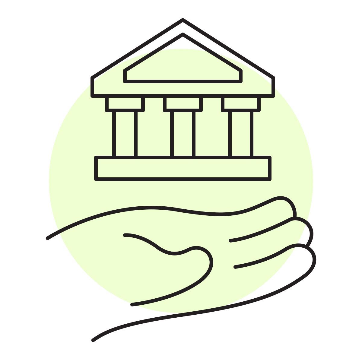handsy style museum icon