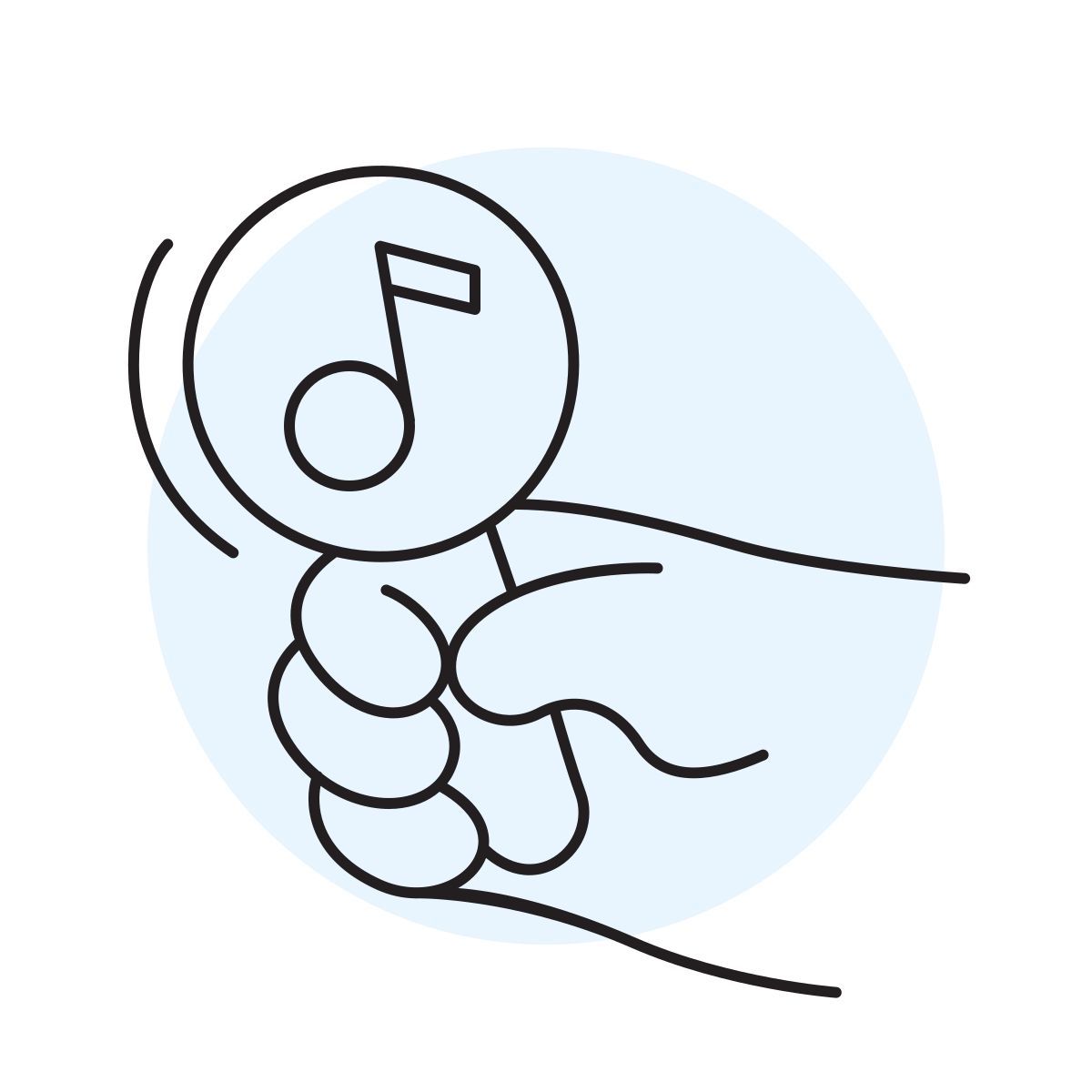 handsy style búsqueda de música icon