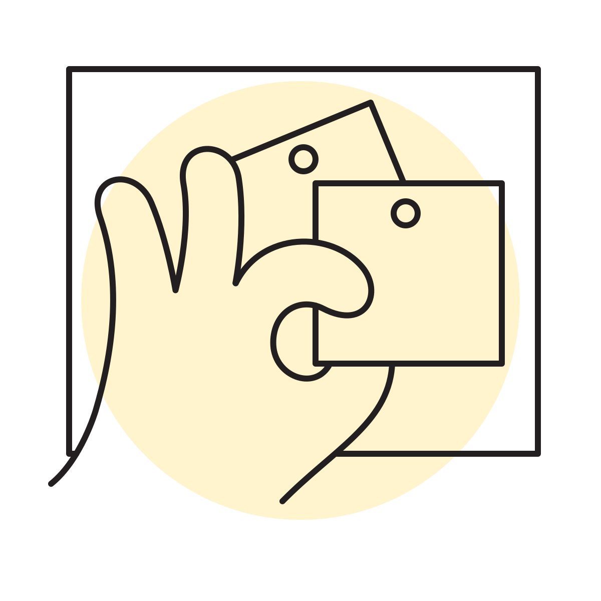 handsy style tablón de anuncios icon