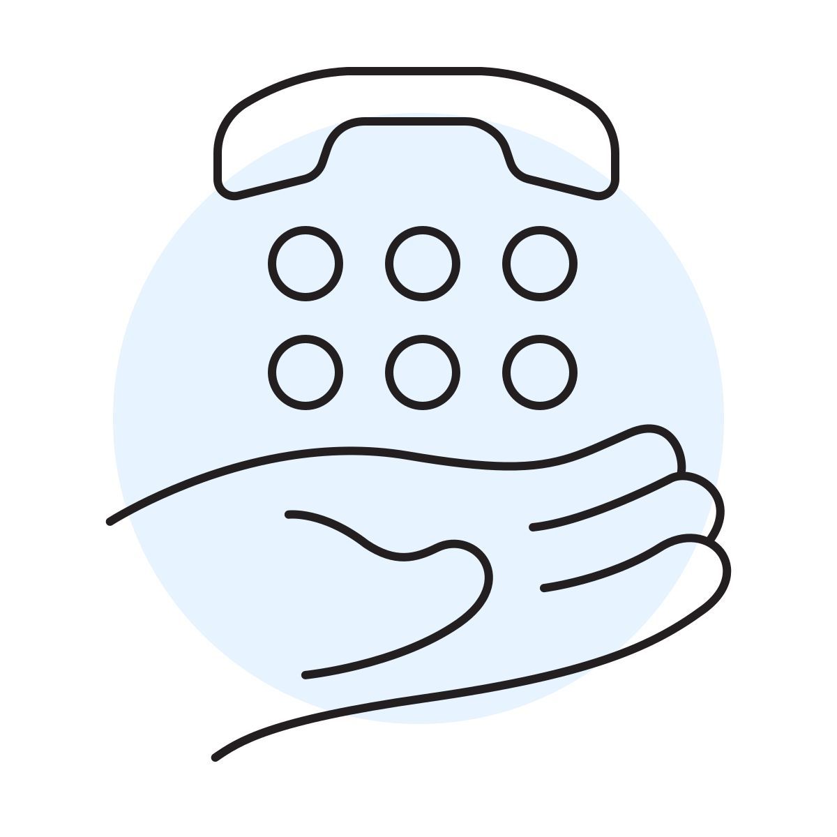 handsy style номер pad icon