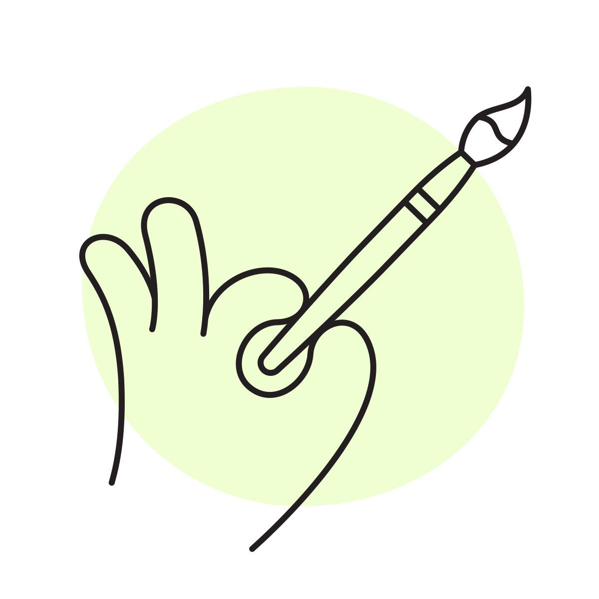 handsy style pincel icon