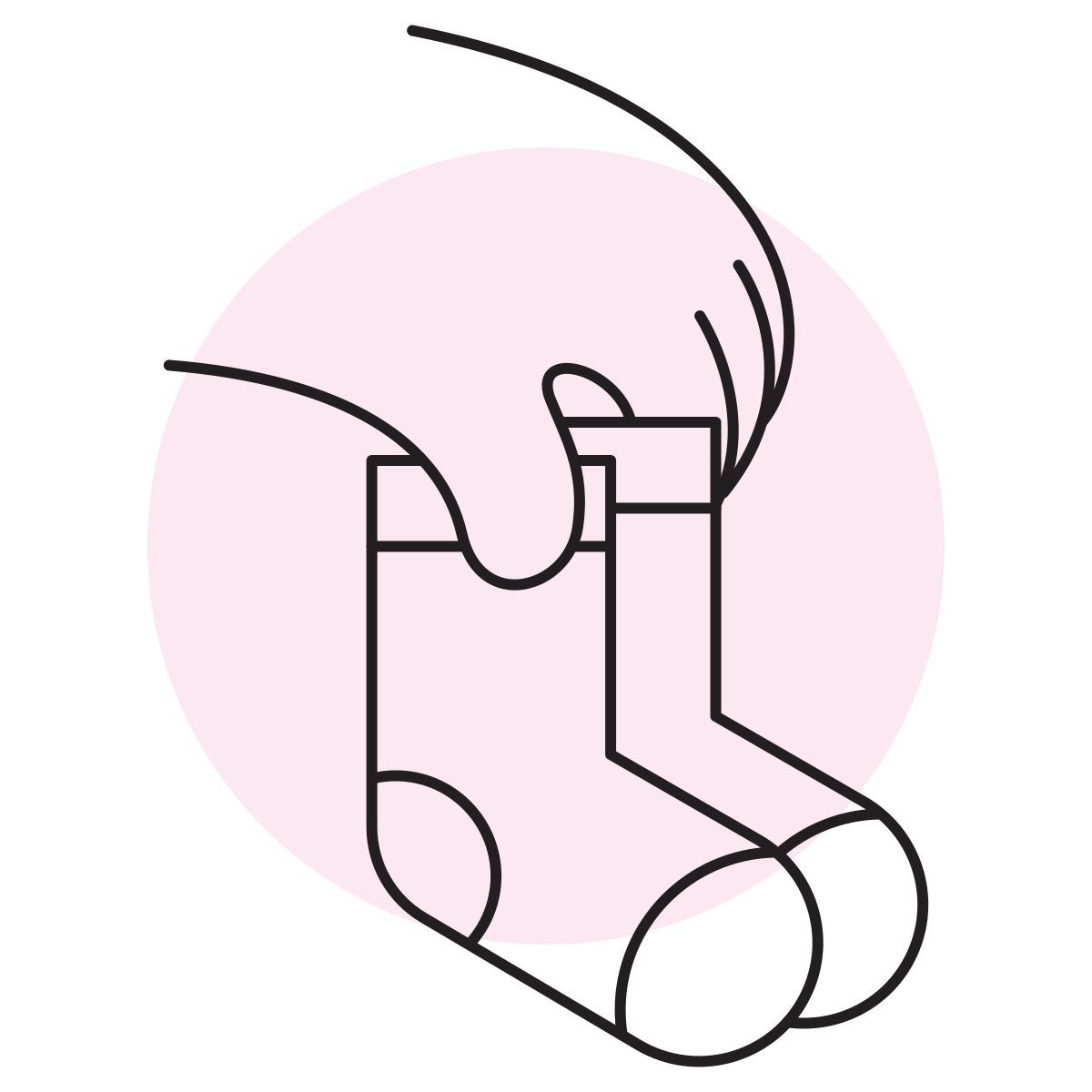 handsy style par de calcetines icon