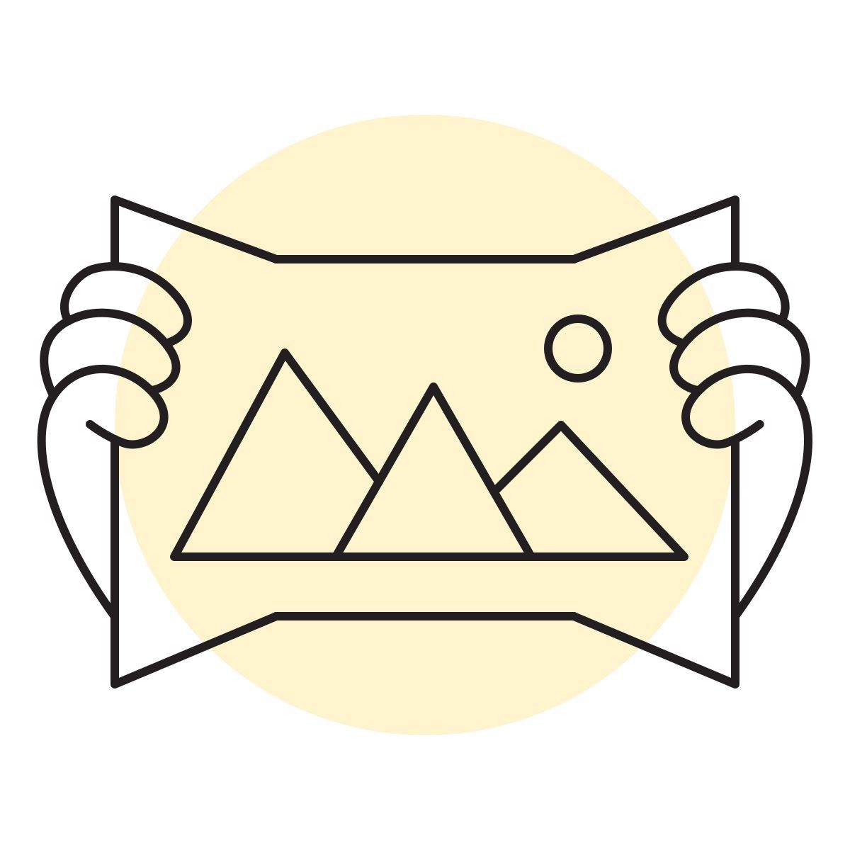 handsy style panorama icon