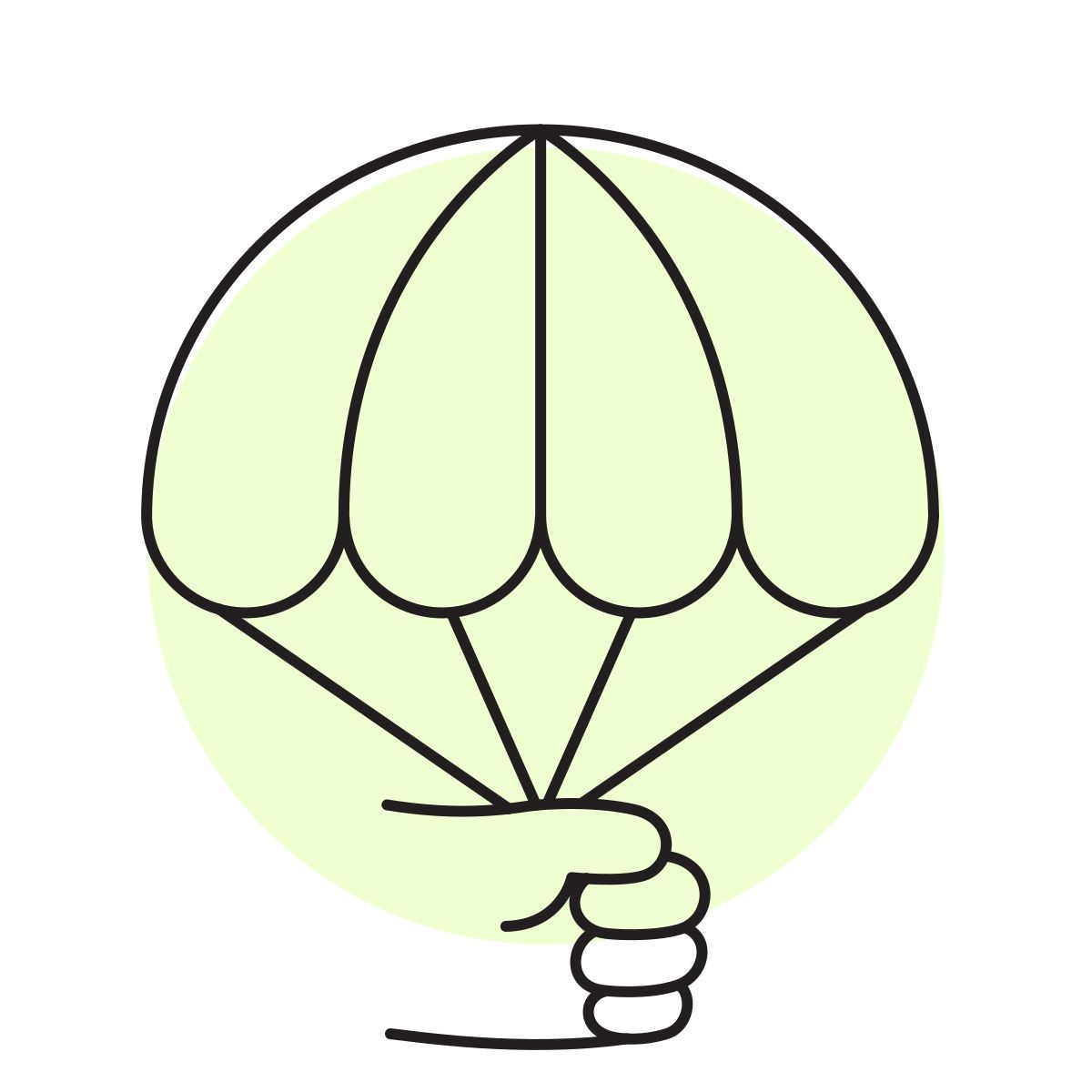 handsy style 降落伞 icon
