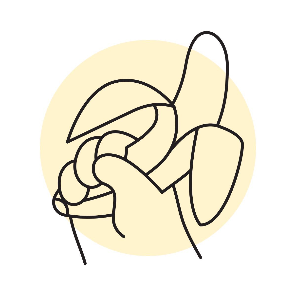 handsy style очищенный банан icon