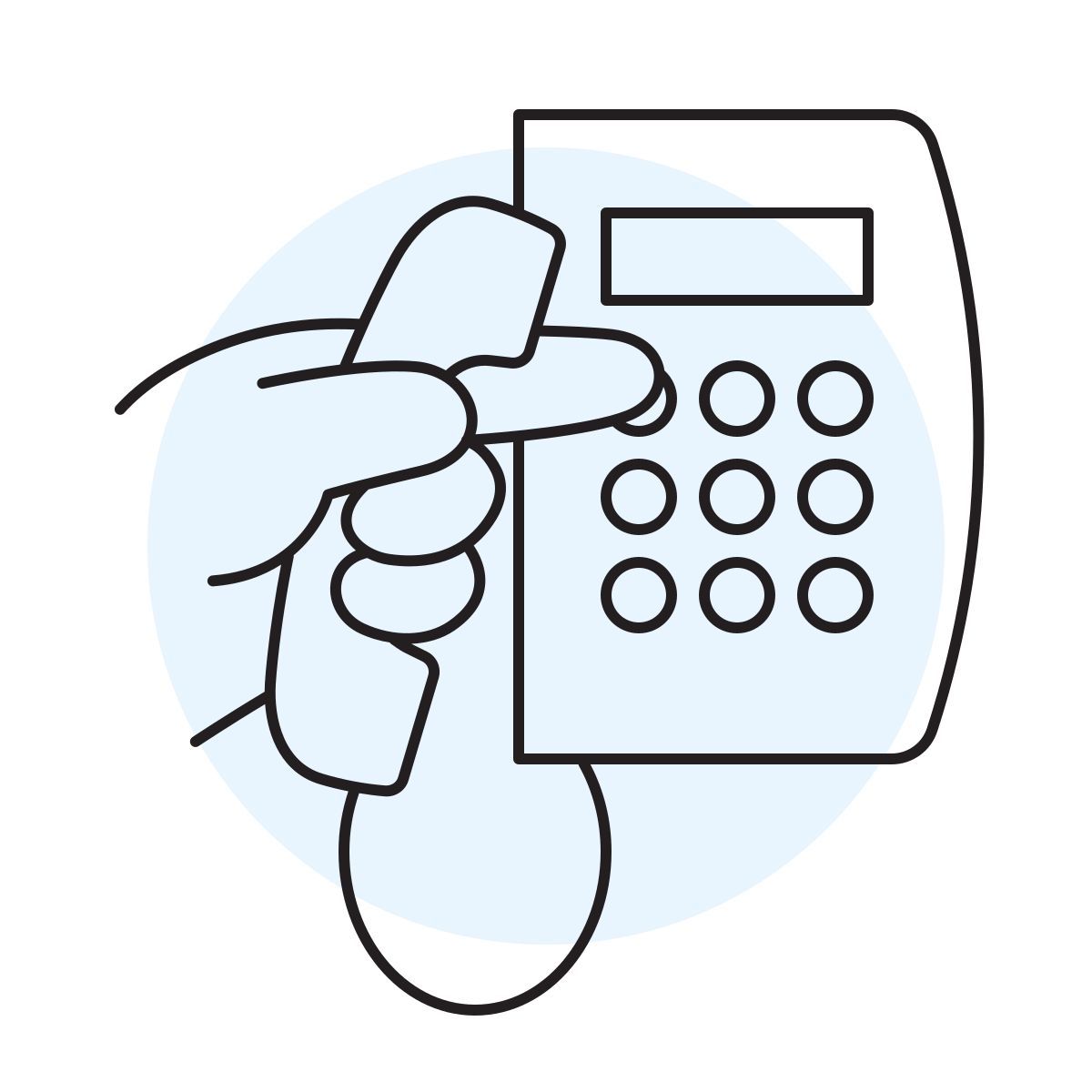 handsy style bürotelefon icon