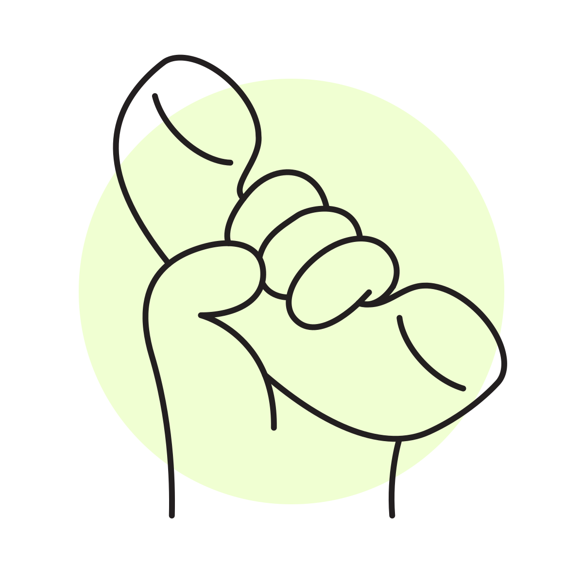 handsy style phone icon