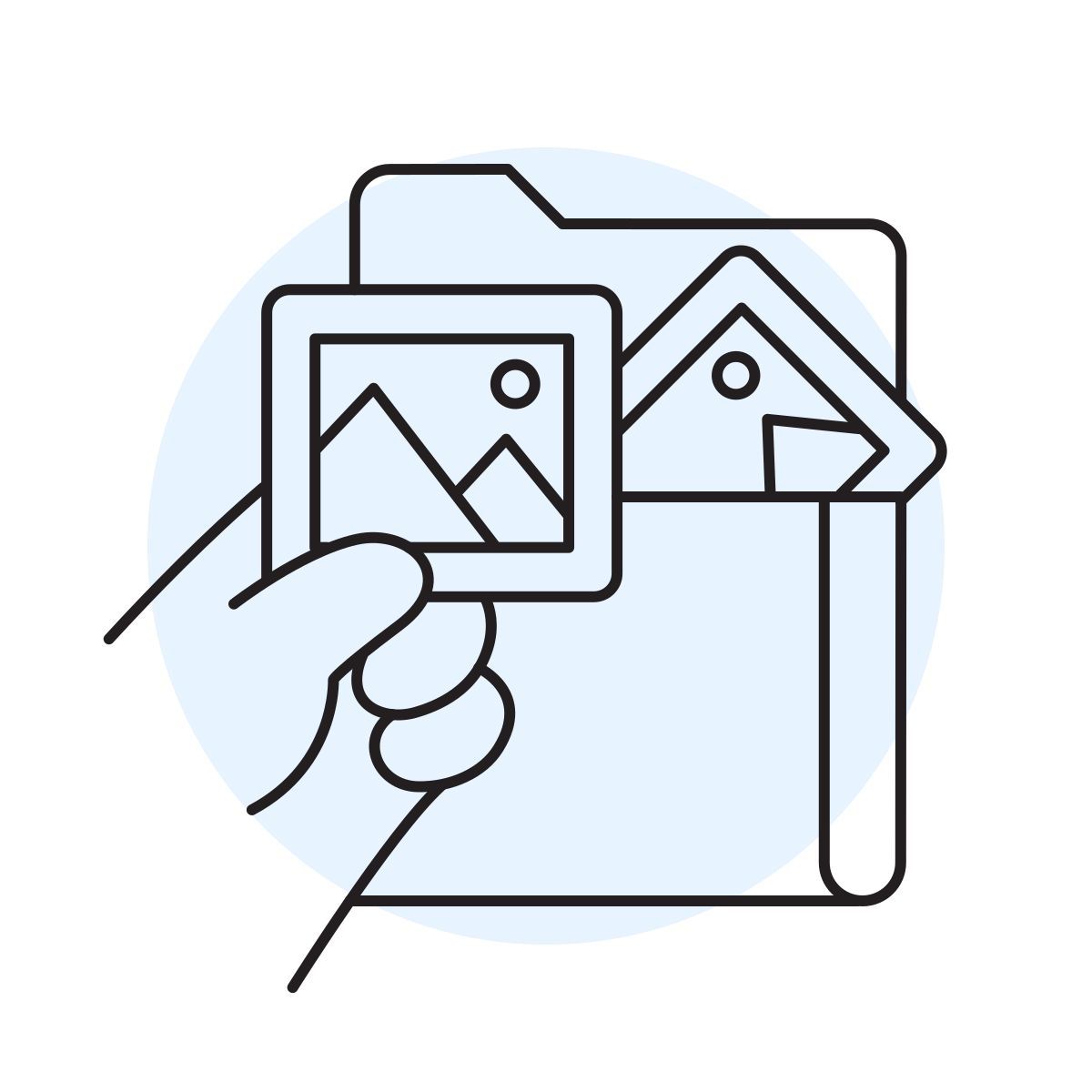 handsy style pictures folder icon