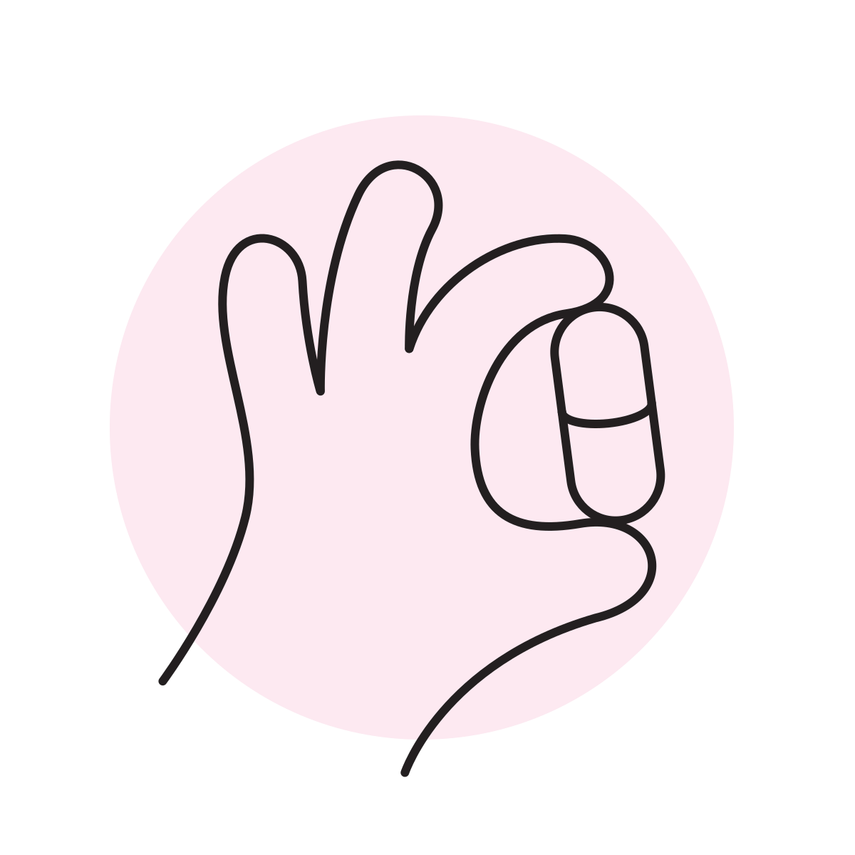 handsy style pill icon