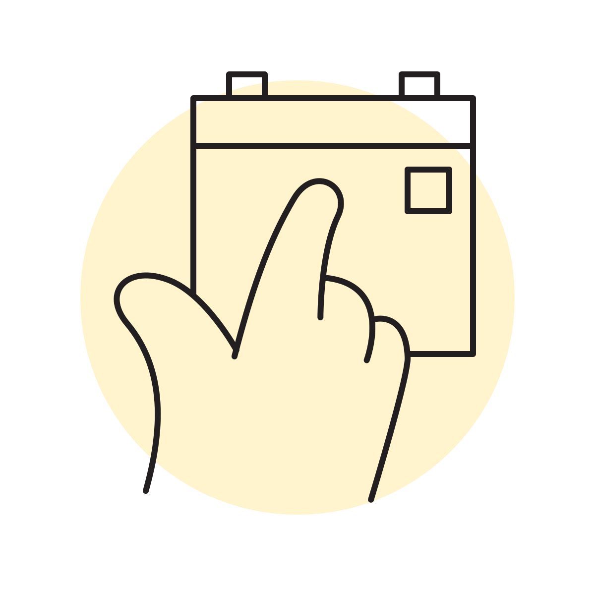 handsy style planner icon