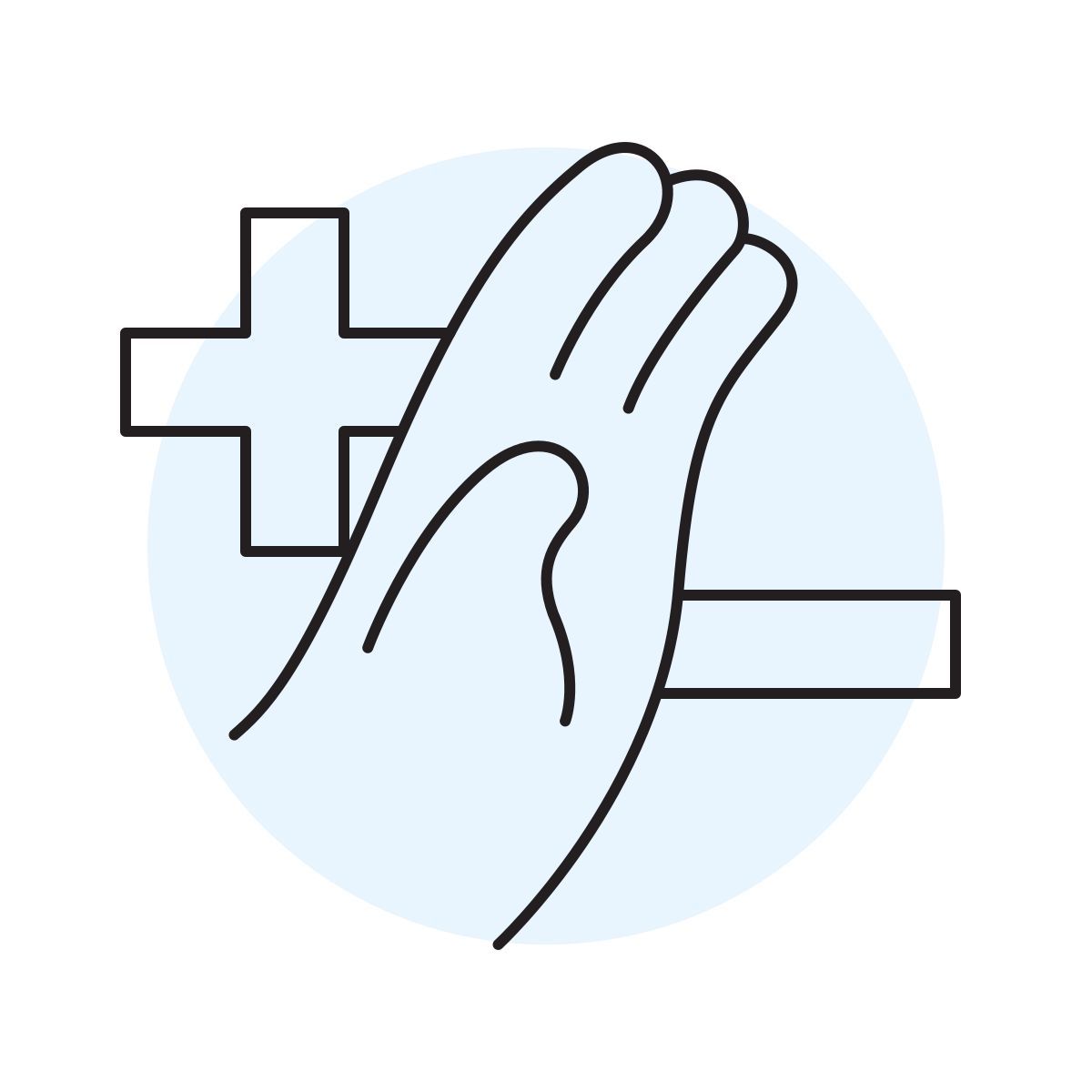 handsy style più barra meno icon