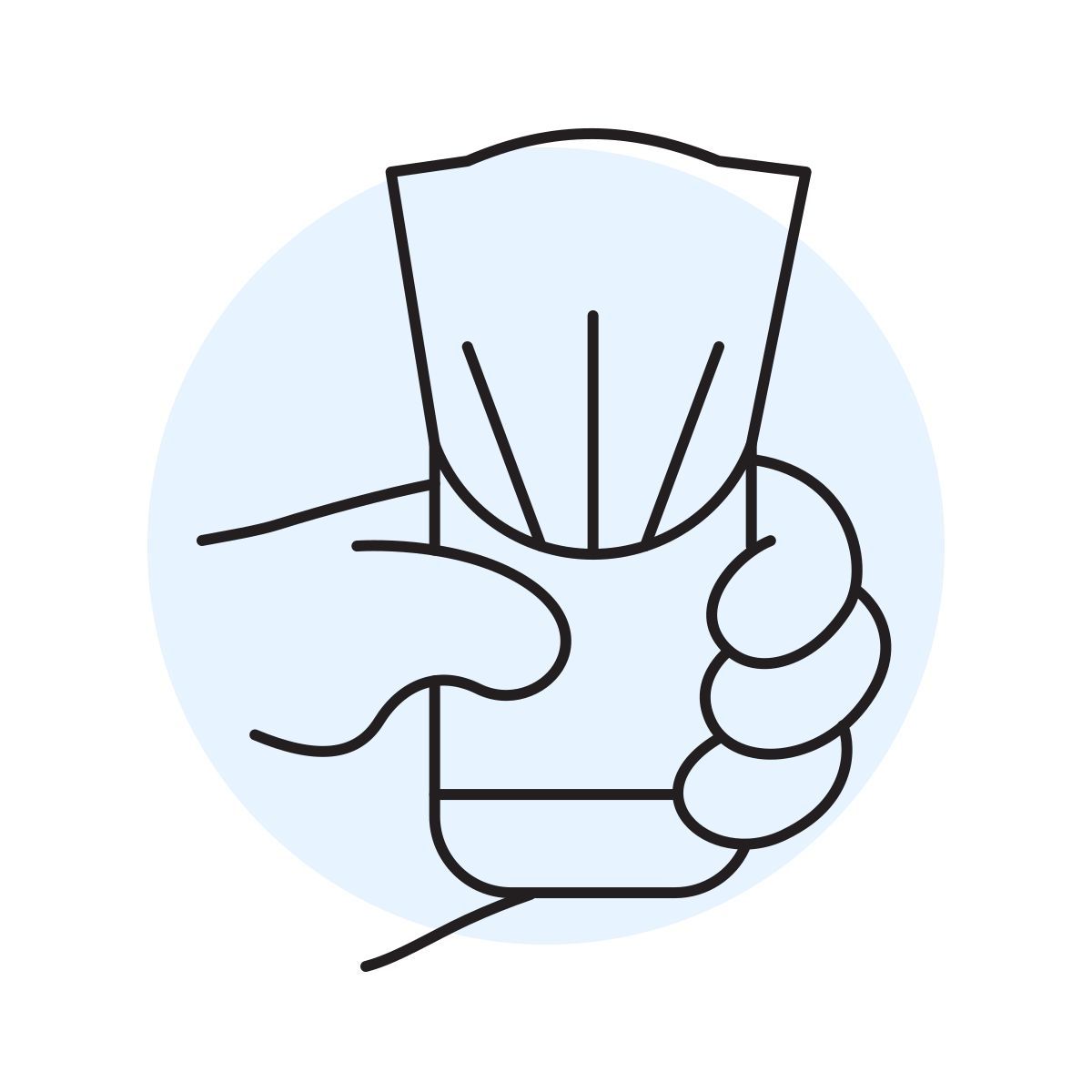 handsy style бумажные платочки icon