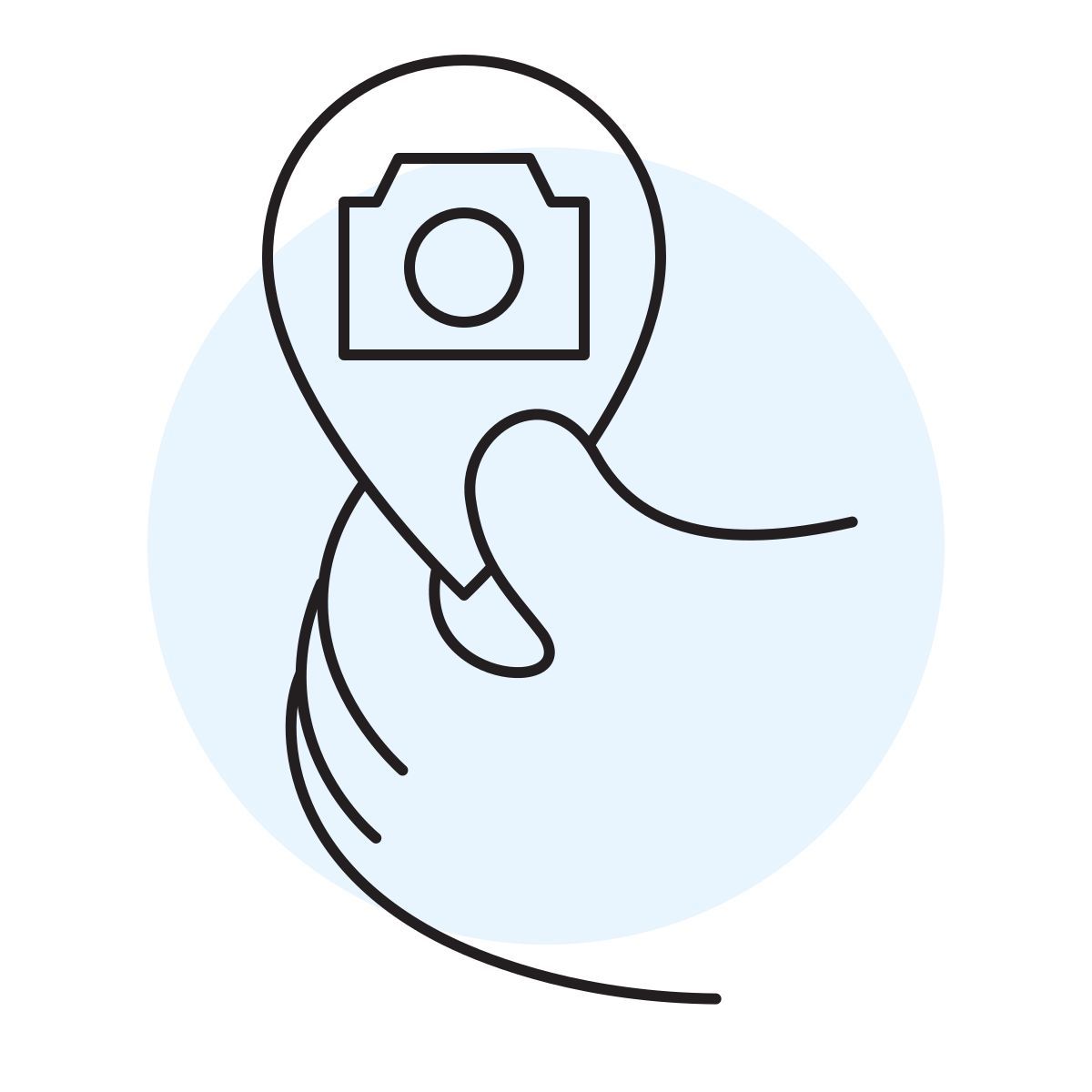 handsy style punto di interesse icon