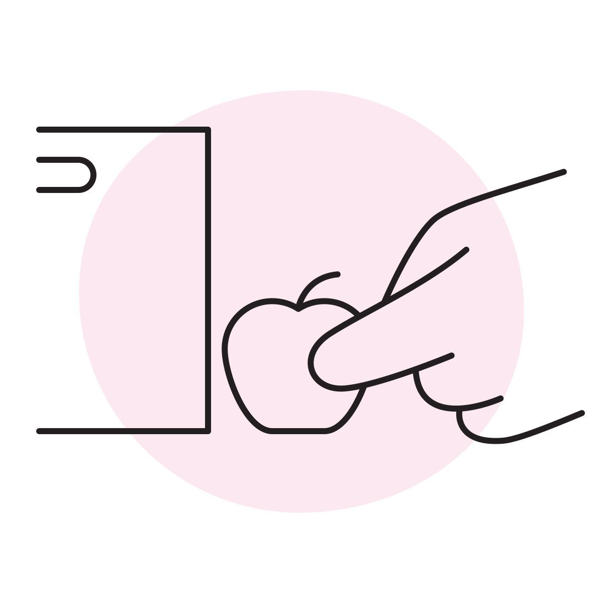 handsy style preposições ao lado de icon