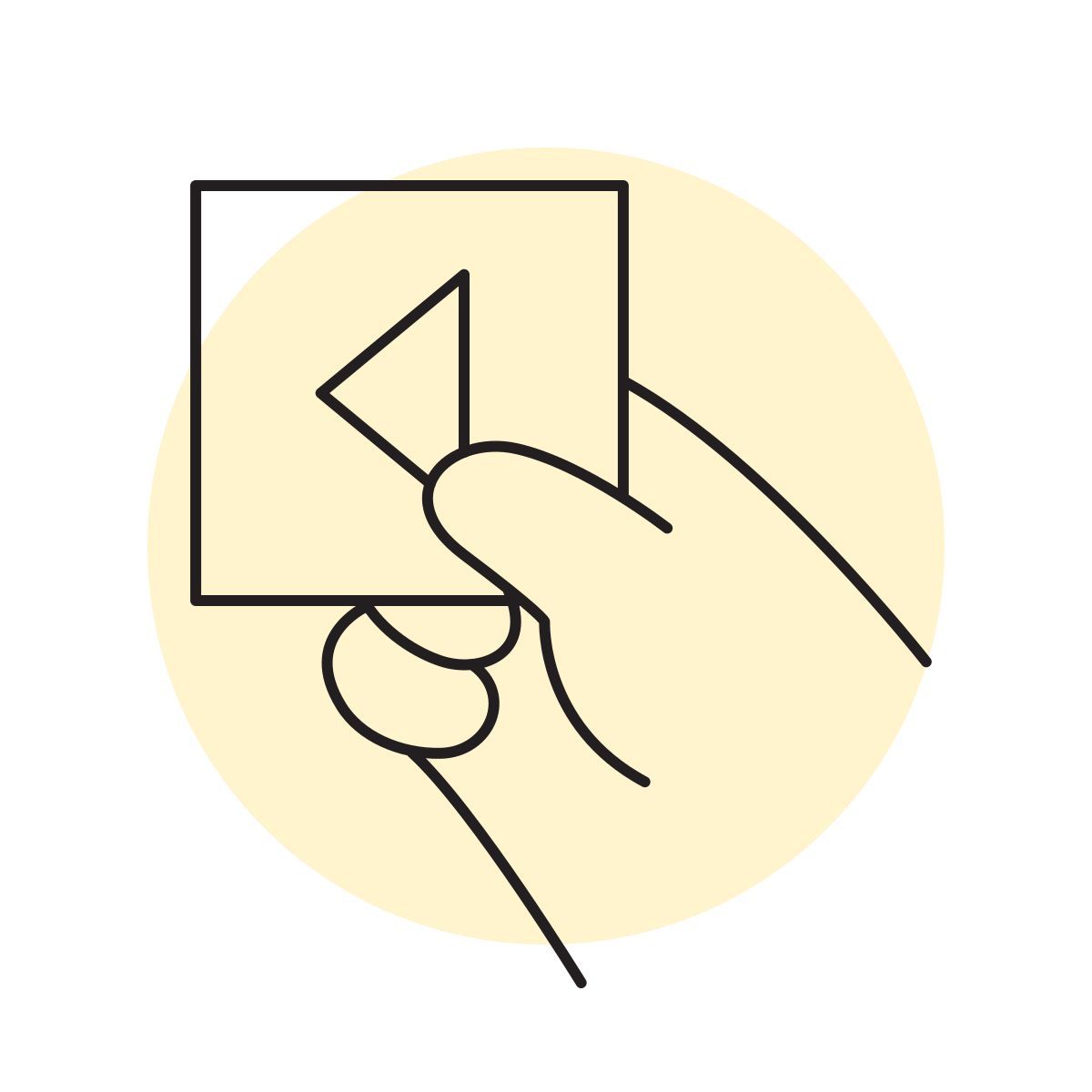 handsy style 前 icon