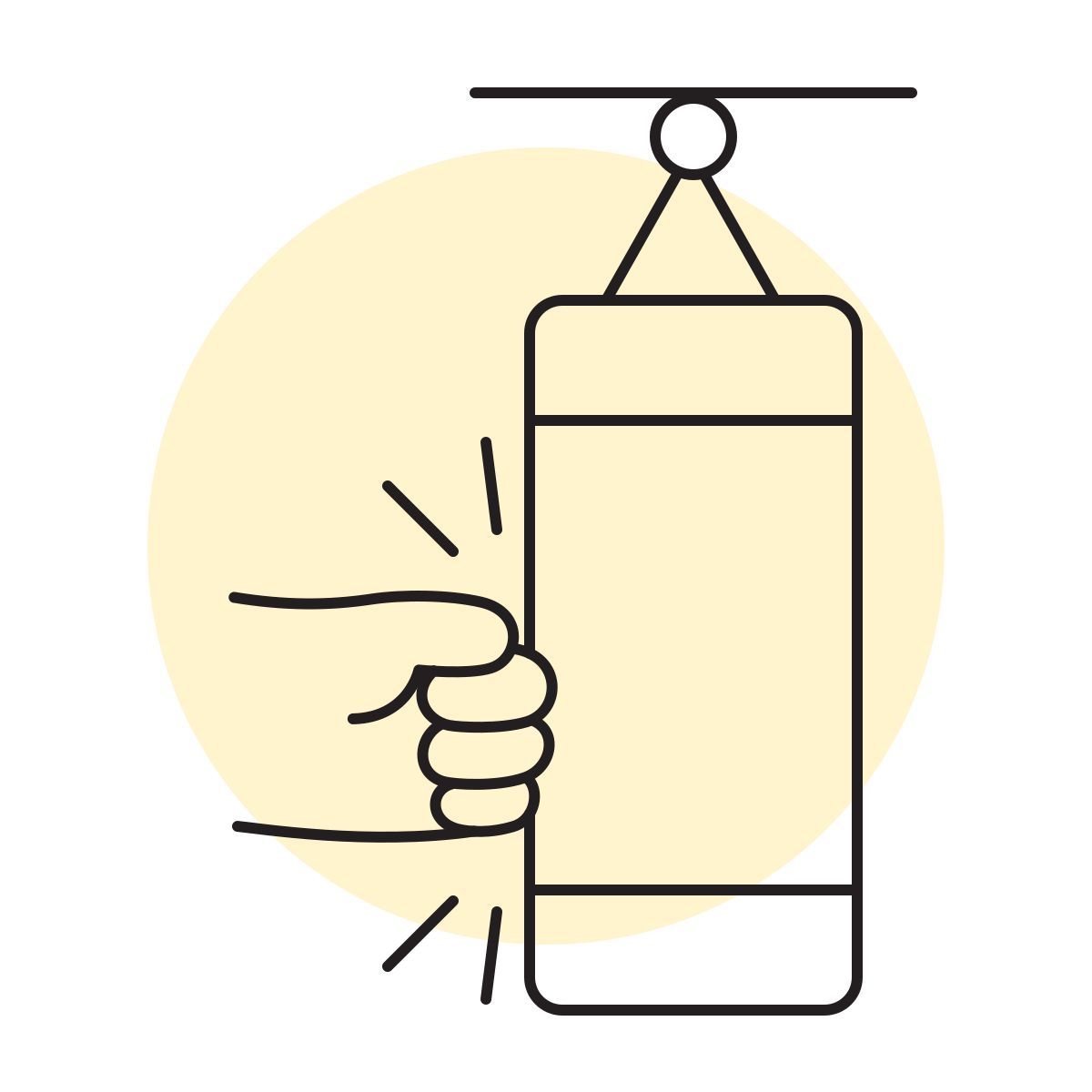 handsy style boxsack icon