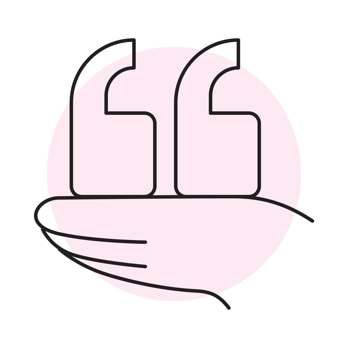 handsy style quote left icon
