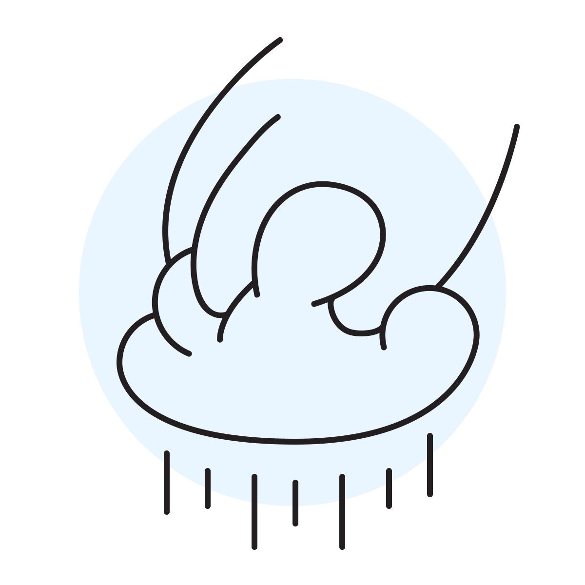 handsy style 雨 icon