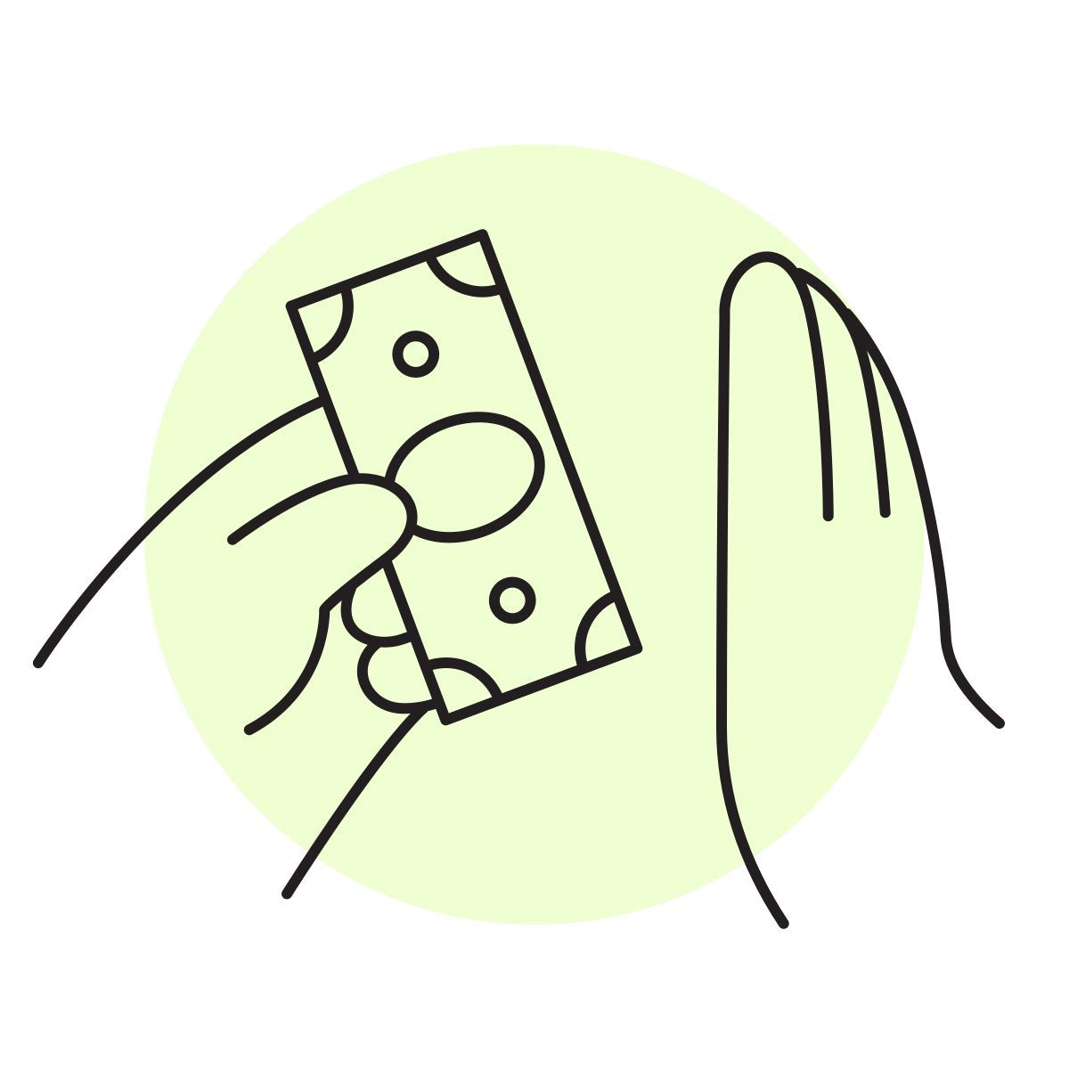 handsy style refusing icon