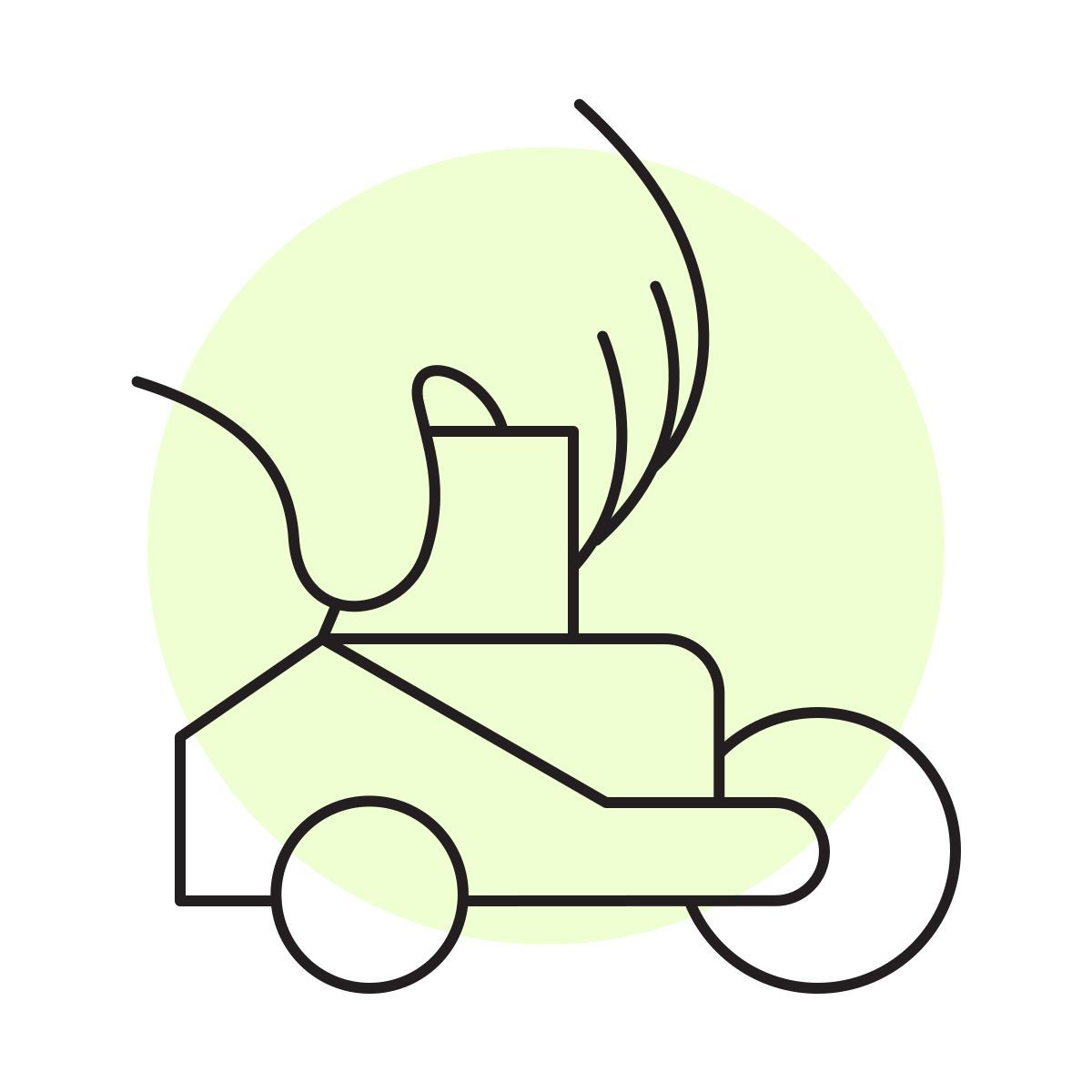 handsy style straßenroller icon