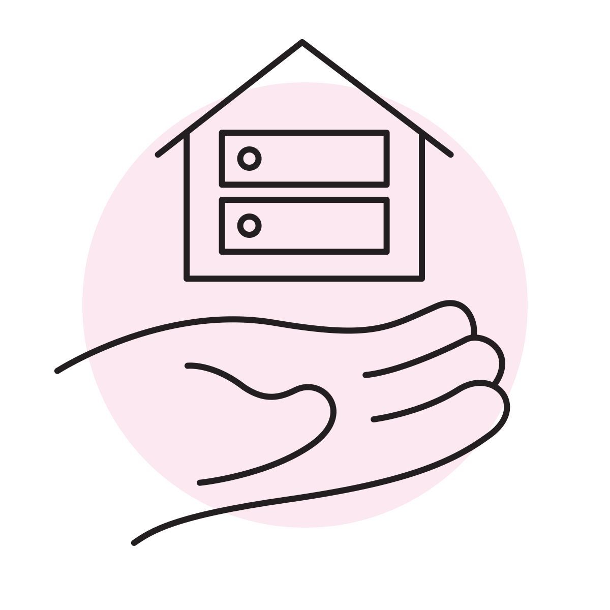 handsy style root server icon