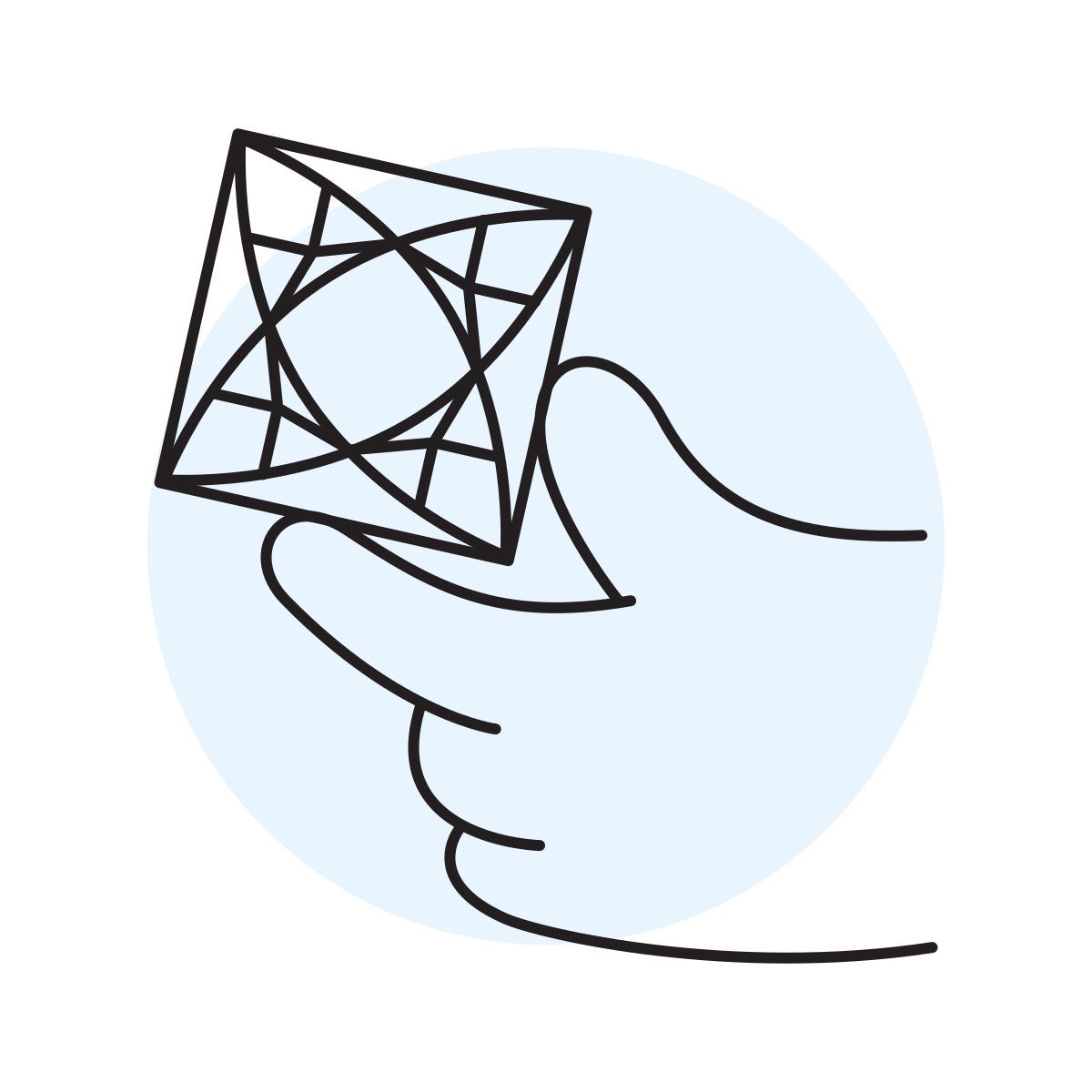 handsy style sapphire icon