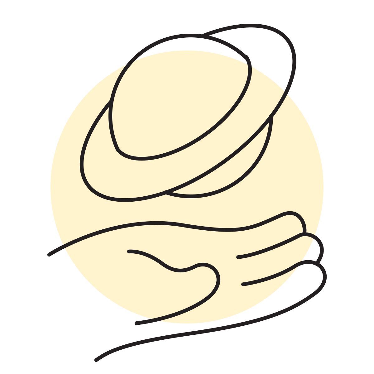 handsy style planète saturne icon