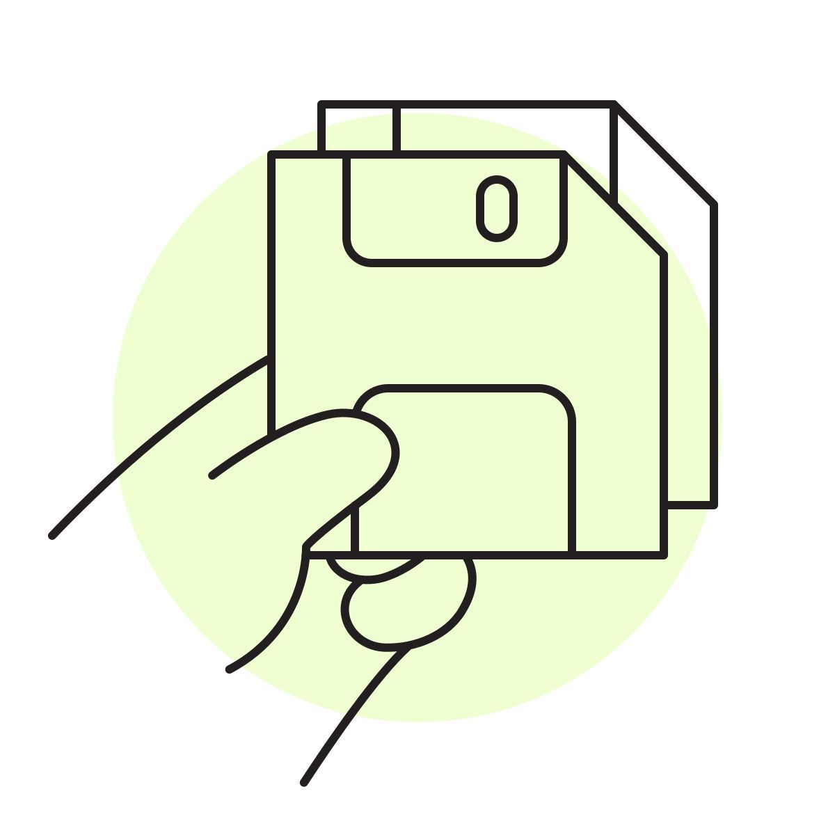 handsy style 全部保存 icon