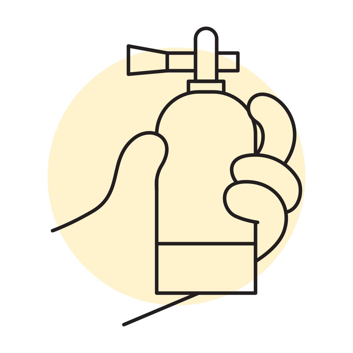 handsy style diving icon