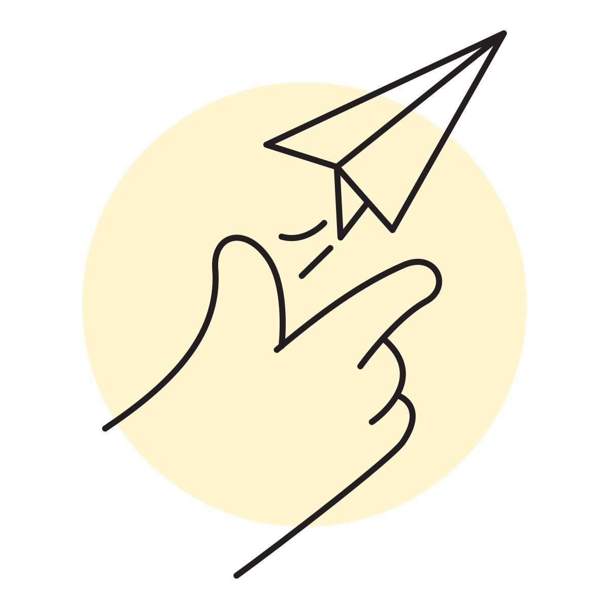 handsy style gesendet icon