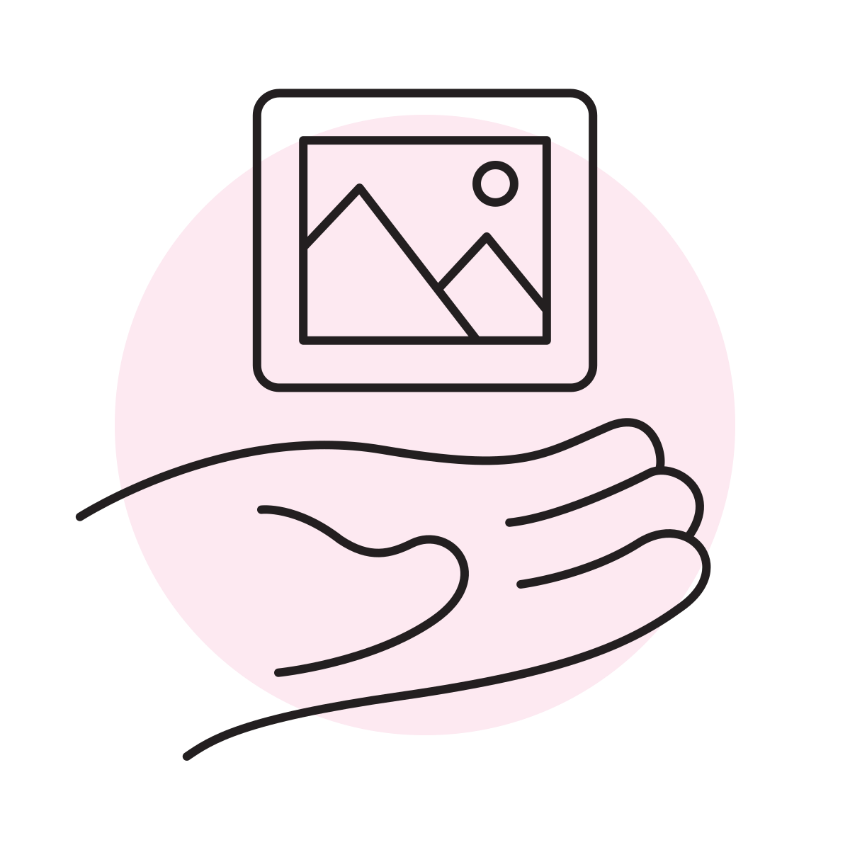 handsy style share moment icon