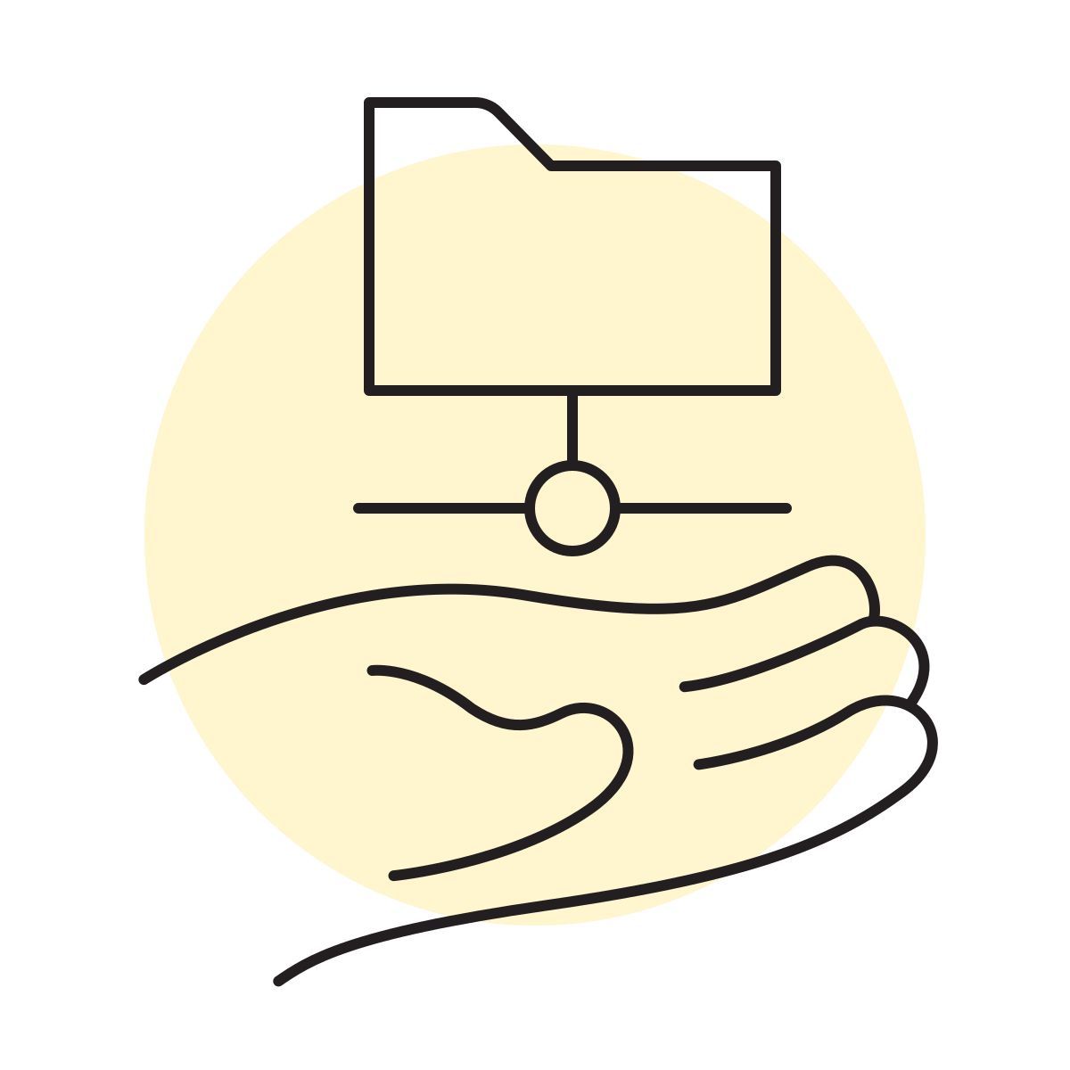 handsy style dossier partagé icon