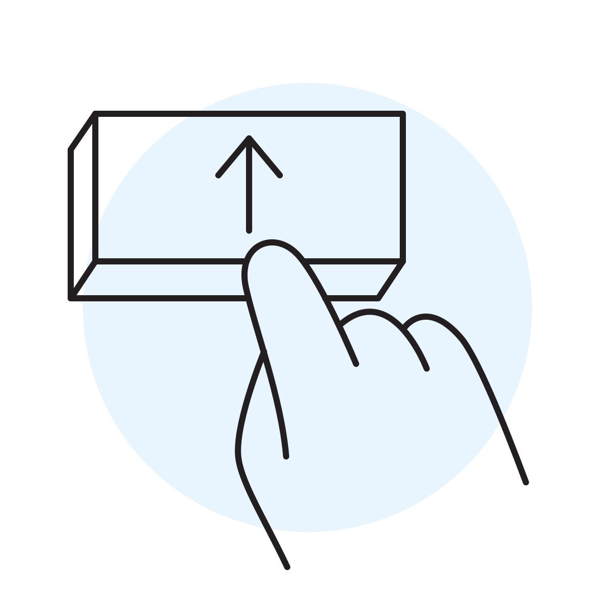 handsy style umschalttaste icon