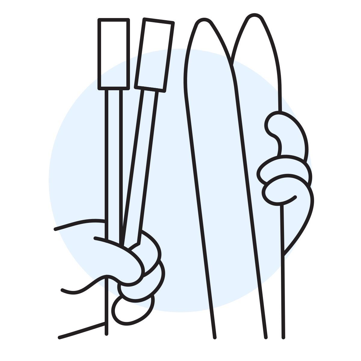 handsy style лыжи icon