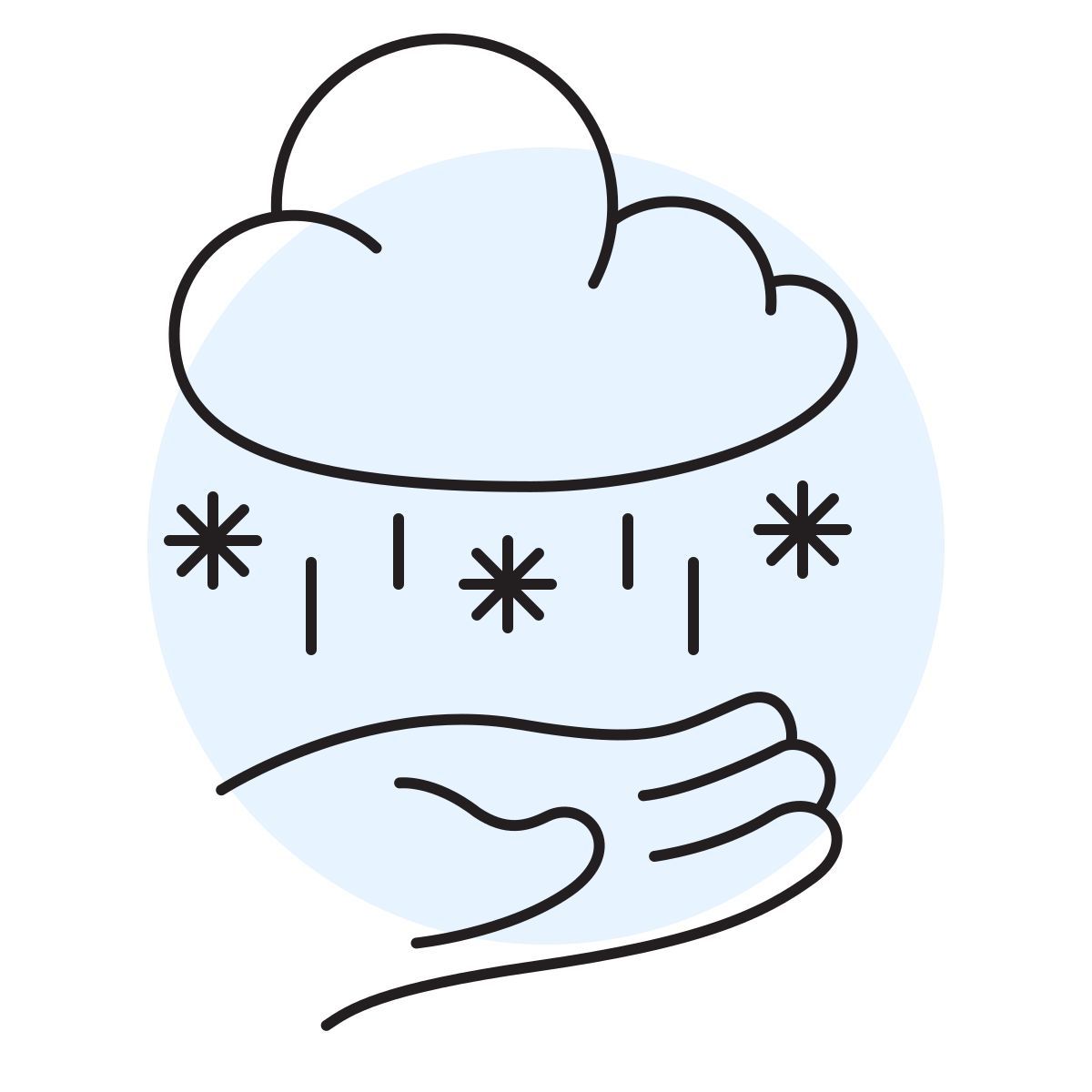 handsy style мокрый снег icon