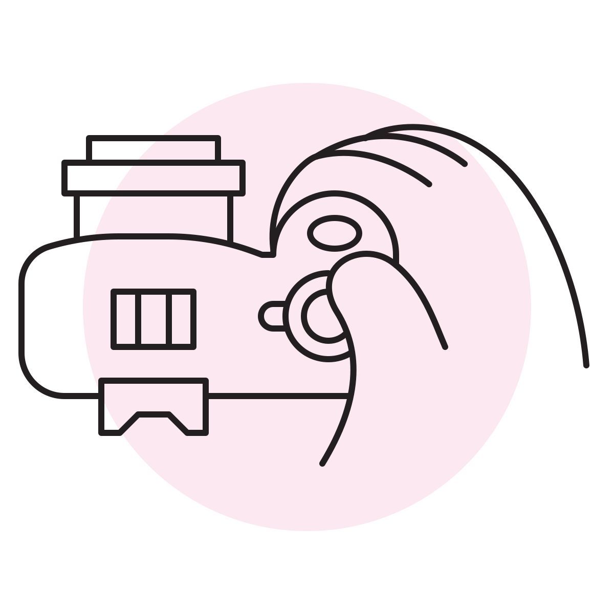 handsy style obiettivo reflex piccolo icon