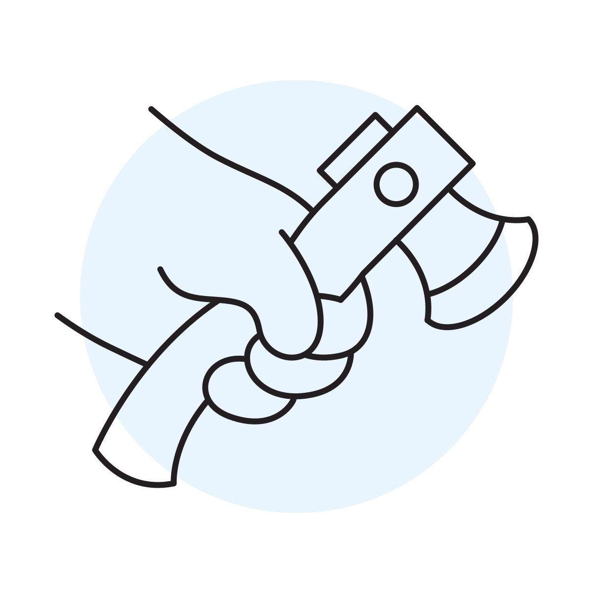 handsy style ascia piccola icon
