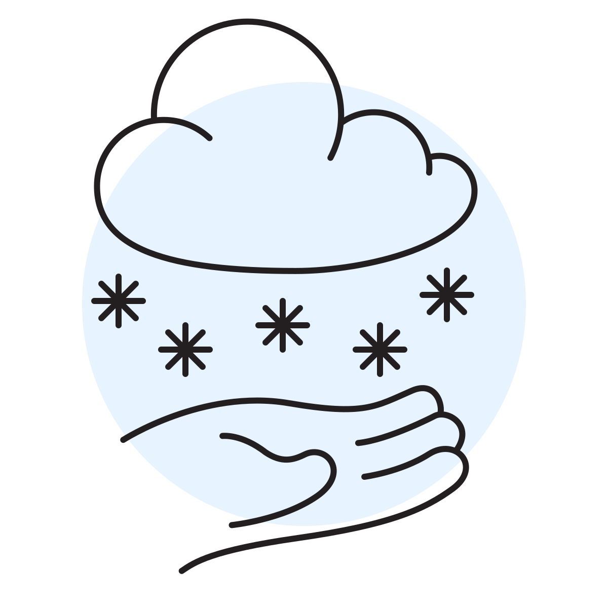 handsy style 雪 icon
