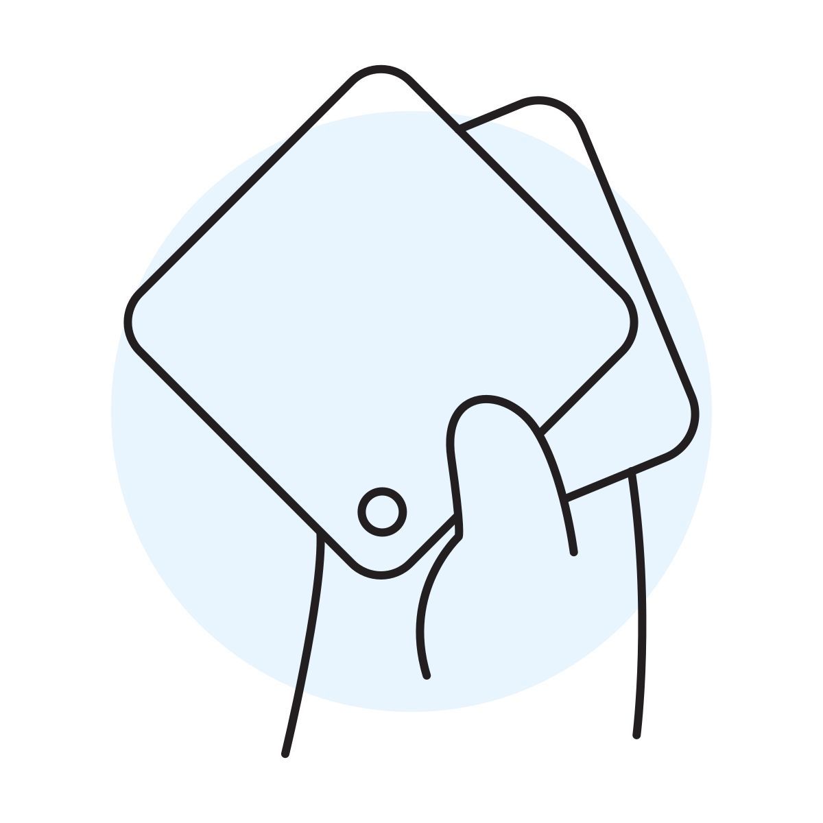 handsy style feste farbe icon