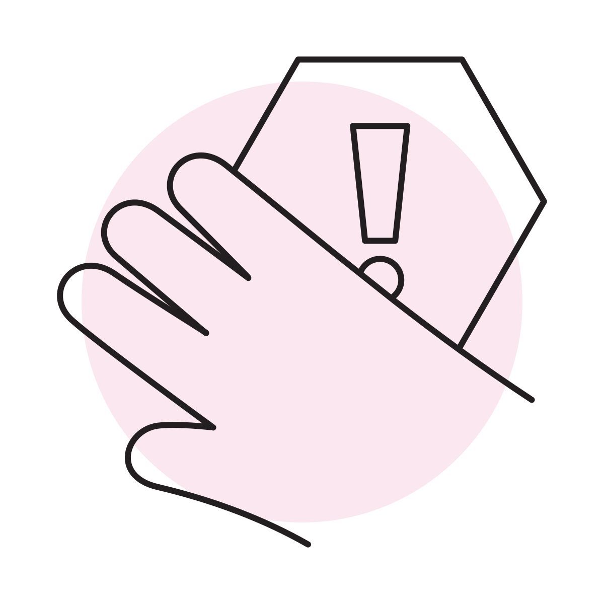 handsy style spam icon