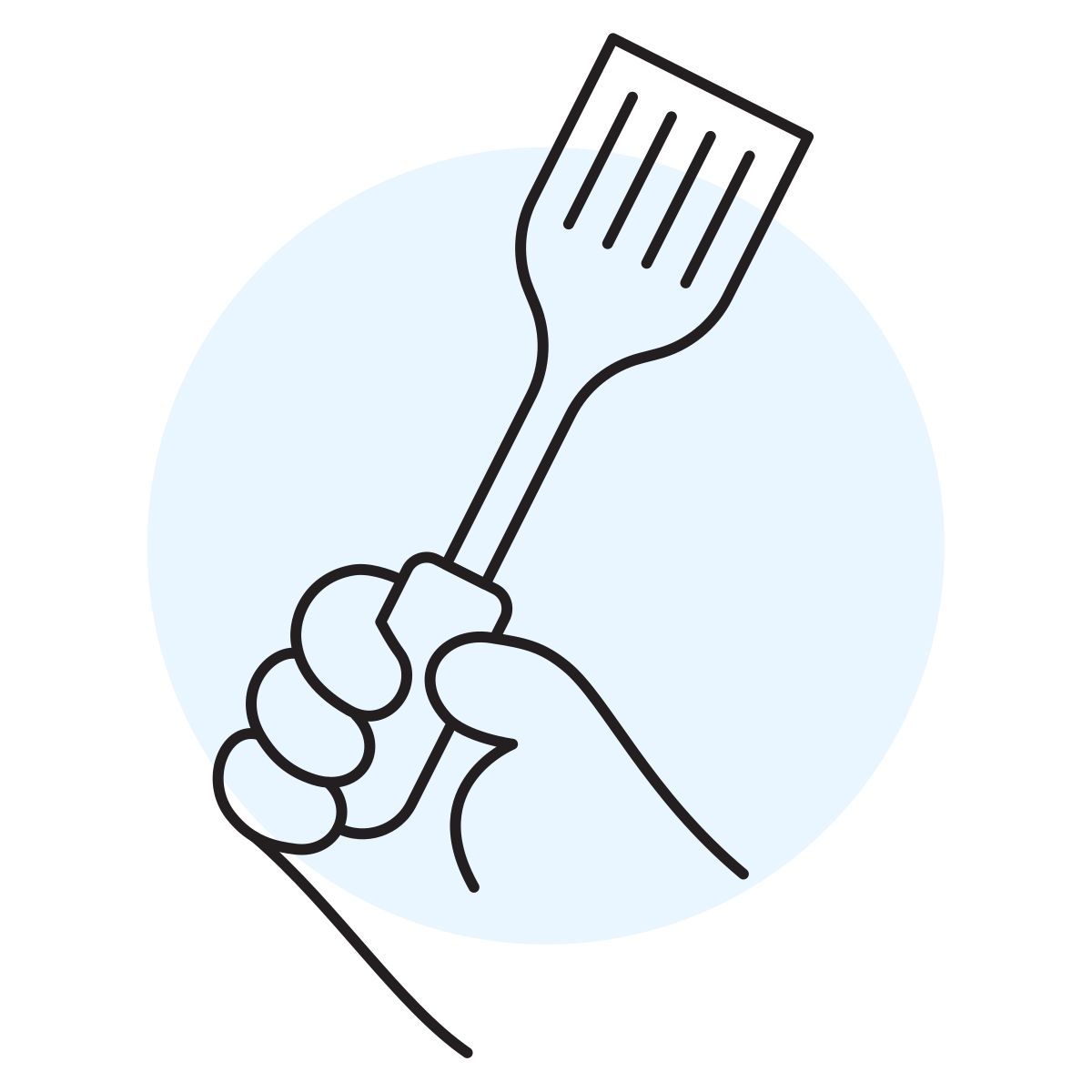 handsy style spatula icon