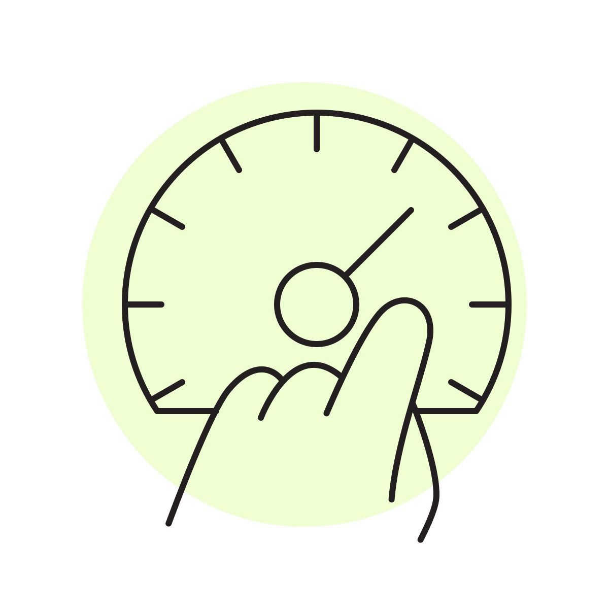 handsy style geschwindigkeit icon