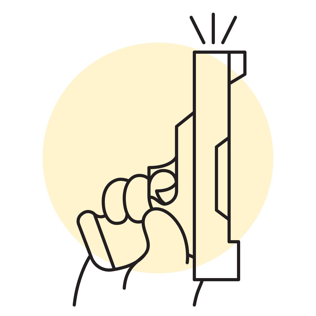 handsy style sports gun icon