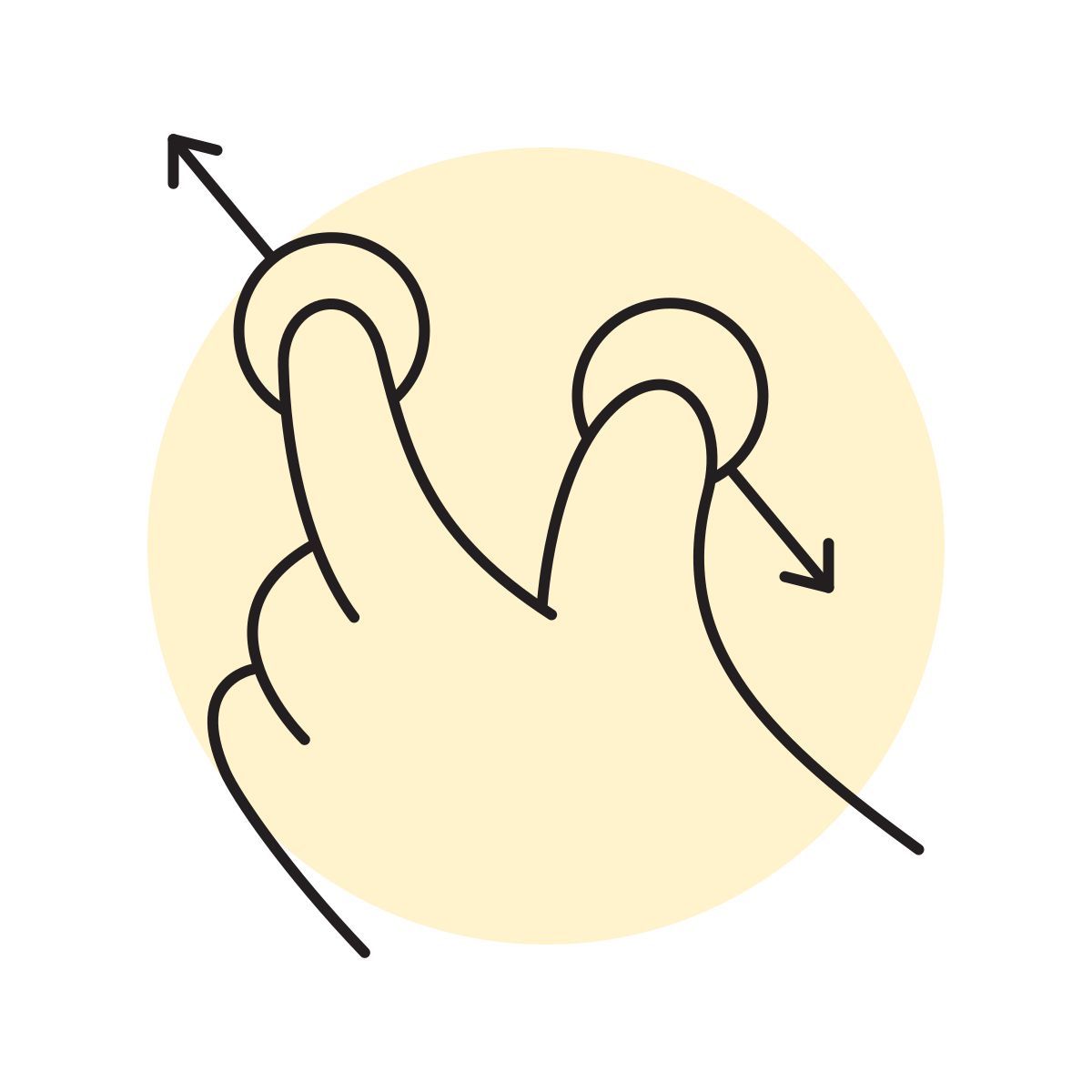 handsy style spread icon